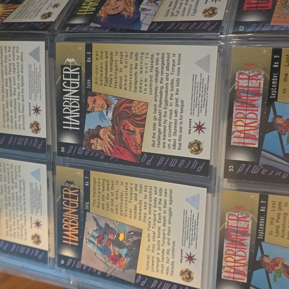 Complete Valiant comics card set - Picture 4 of 4